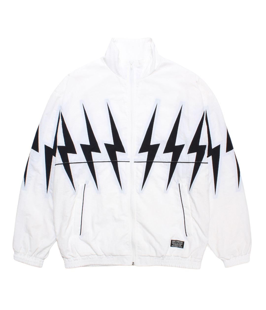 WACKO MARIA ナイロンジャケット サンダーボルト TRACK JACKET (TYPE-3)【WHITE-BLACK】｜WACKO MARIA｜MELTING POT
