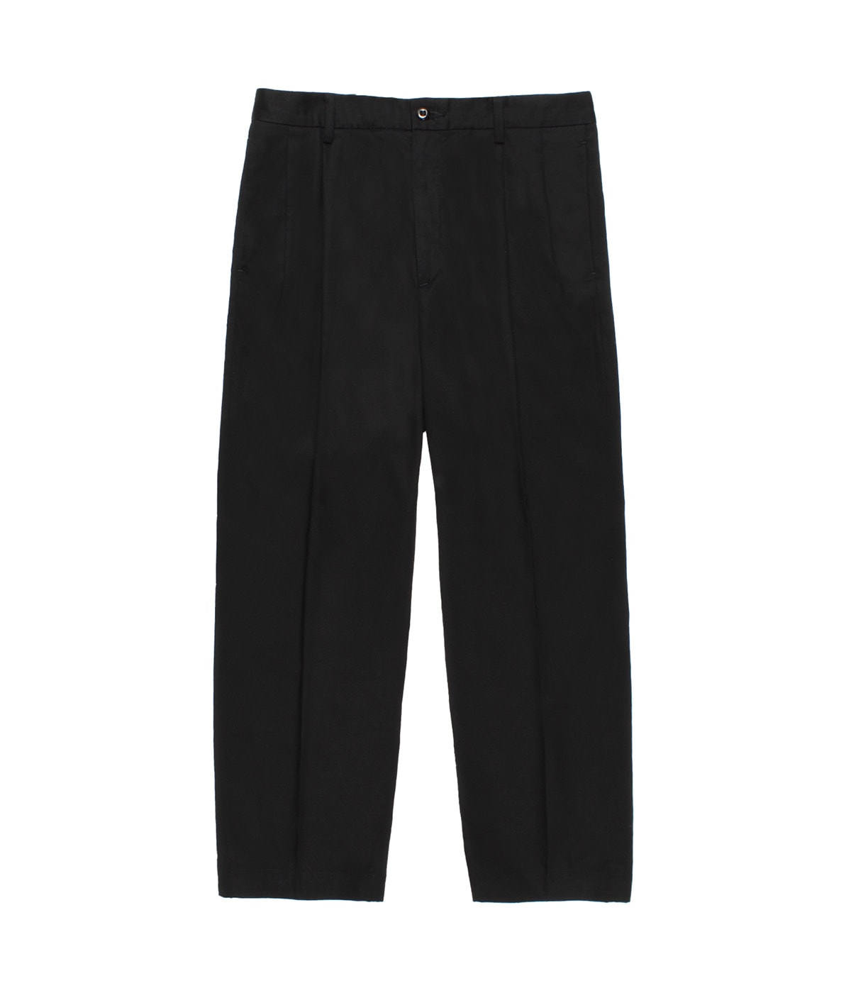 DOUBLE PLEATED CHINO TROUSERS【BLACK】｜WACKO MARIA｜MELTING POT