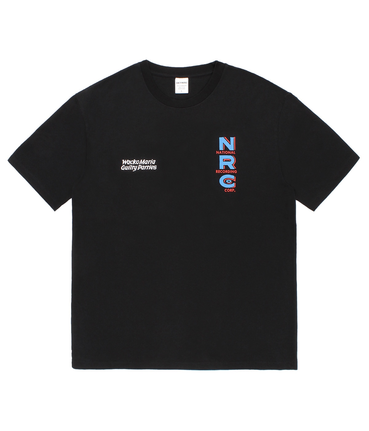 WASHED HEAVY WEIGHT T-SHIRT (TYPE-6)【BLACK】