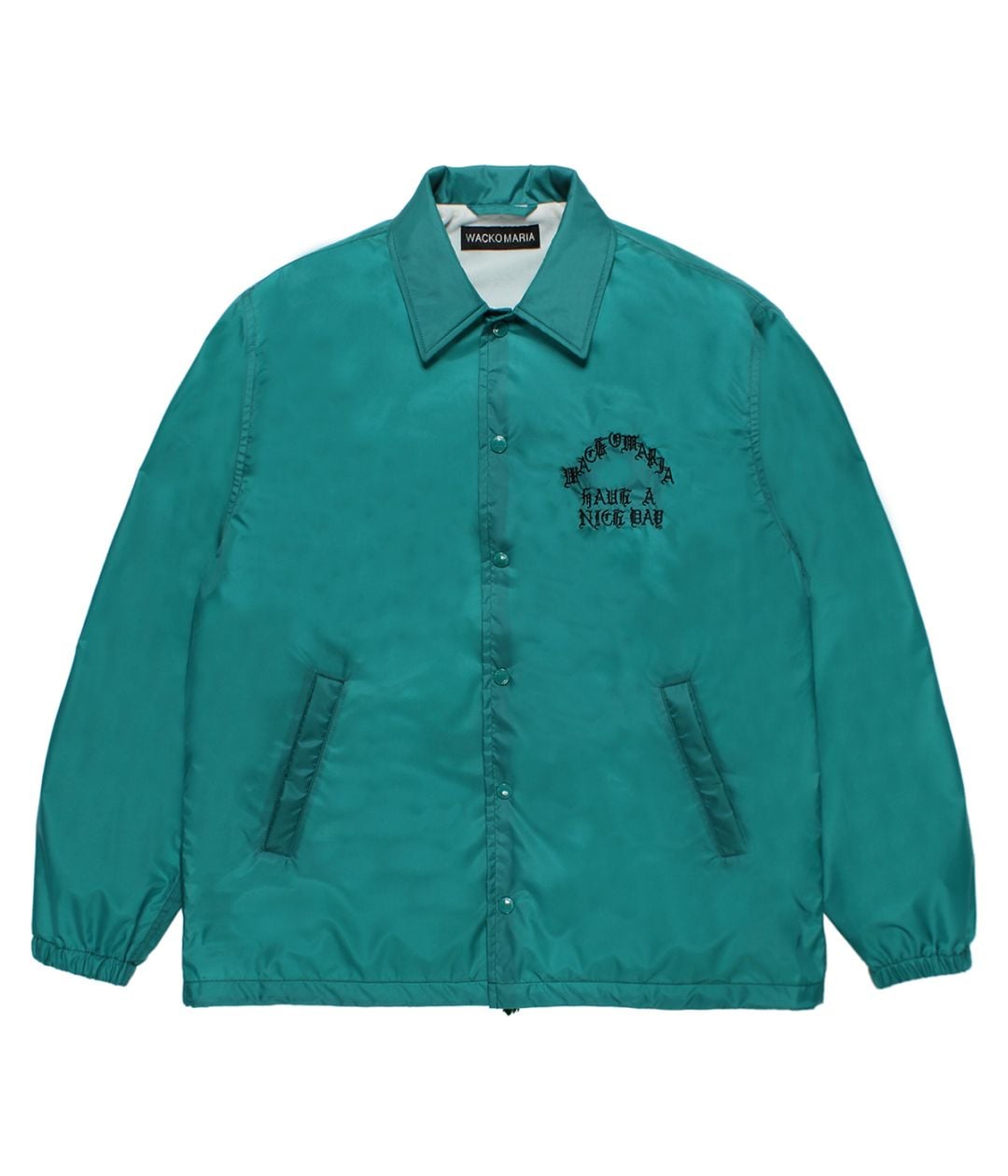 【掲載7月末まで】WACKO MARIA コーチジャケット グリーン XL COACH JACKET (TYPE-1)【GREEN】｜WACKO MARIA｜MELTING POT（正規取扱