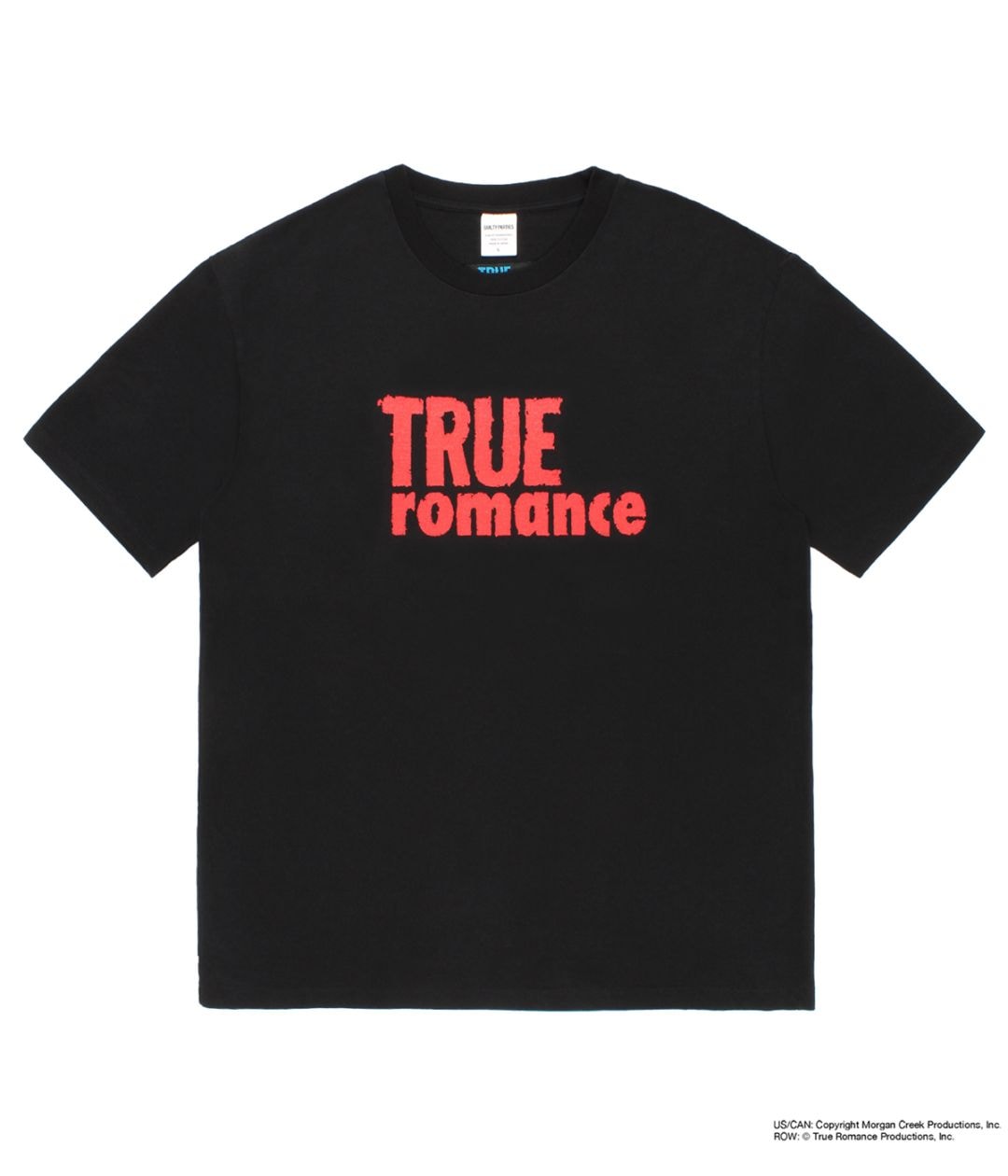TRUE ROMANCE / WASHED HEAVY WEIGHT T-SHIRT (TYPE-8)【BLACK】