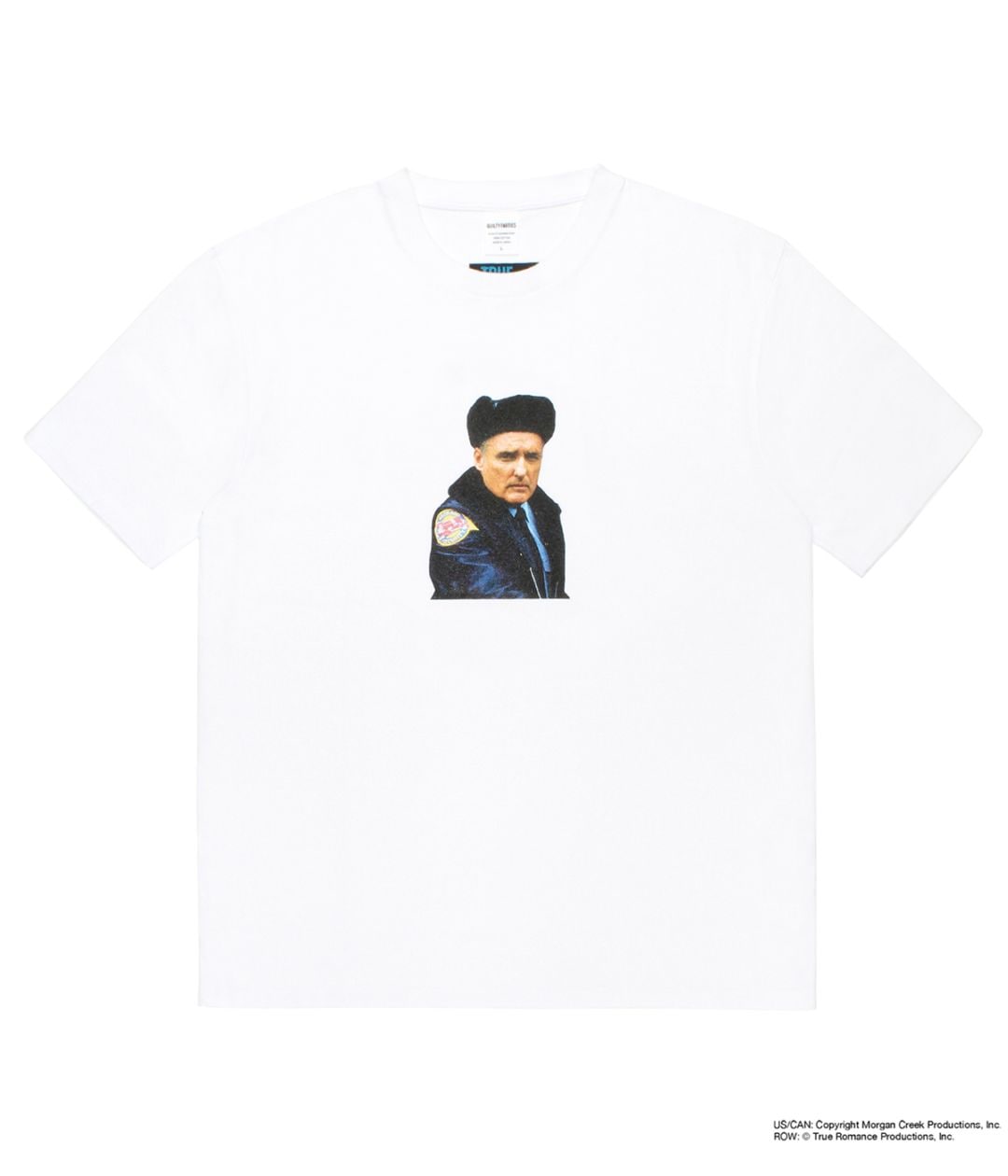 TRUE ROMANCE / WASHED HEAVY WEIGHT T-SHIRT (TYPE-5)【WHITE