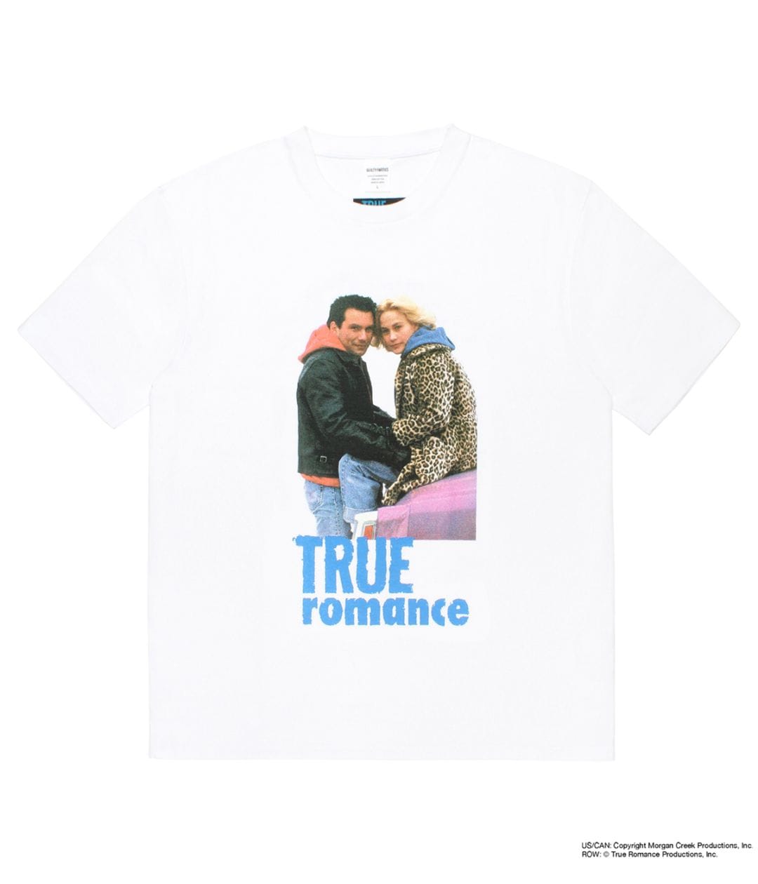 TRUE ROMANCE / WASHED HEAVY WEIGHT T-SHIRT (TYPE-3)【WHITE】