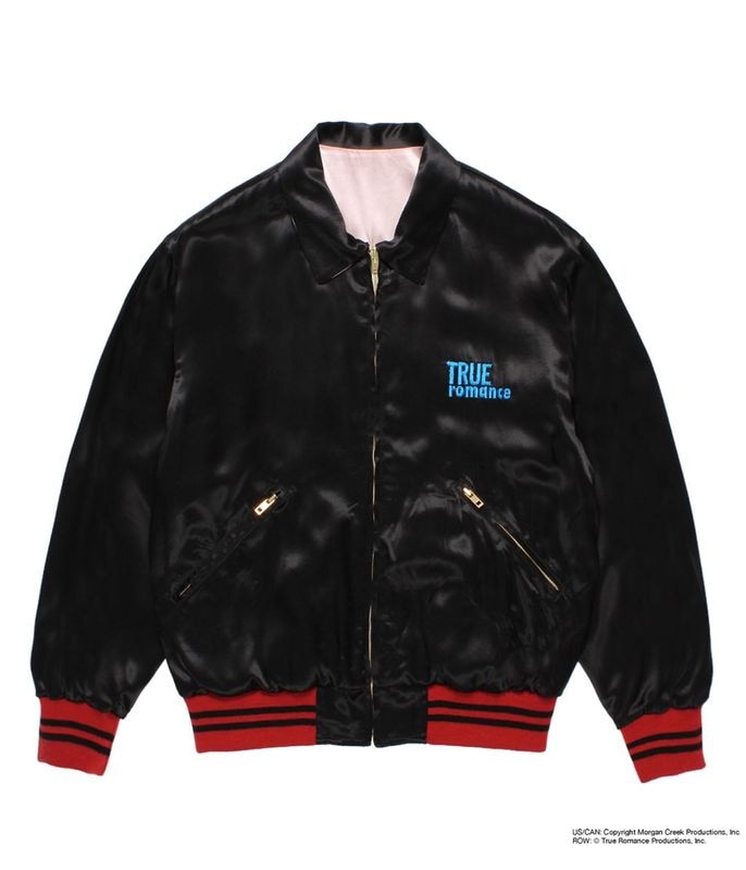 TRUE ROMANCE / REVERSIBLE SKA JACKET (TYPE-2)【BLACK-PINK】