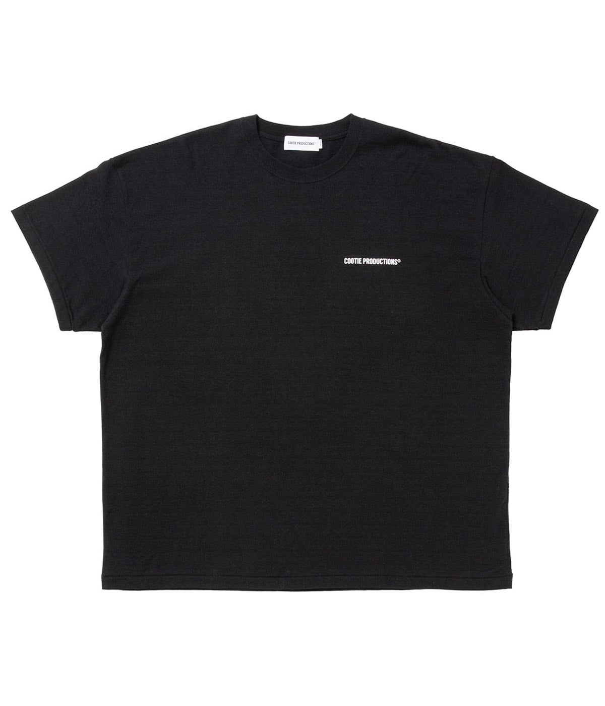 Raffy Pleated Jersey S/S Tee【BLACK】｜COOTIE PRODUCTIONS