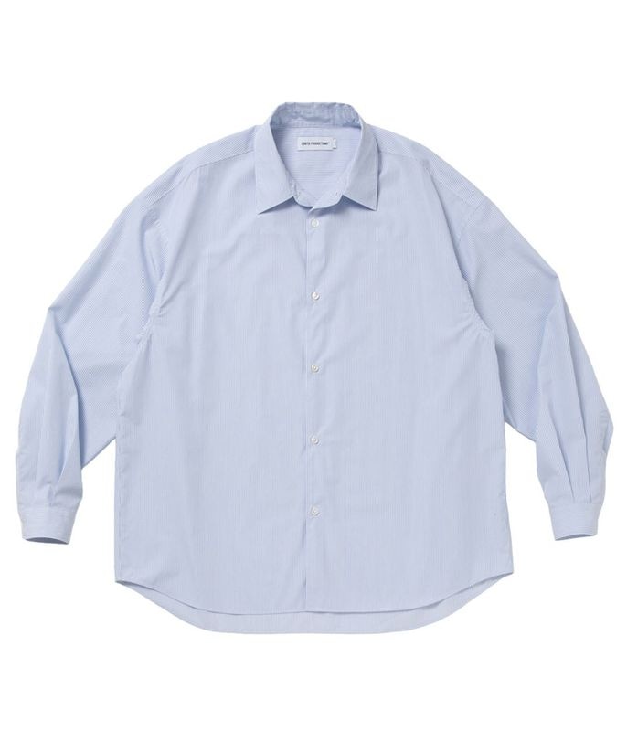 Stripe Broad L/S Shirt【SAXE】