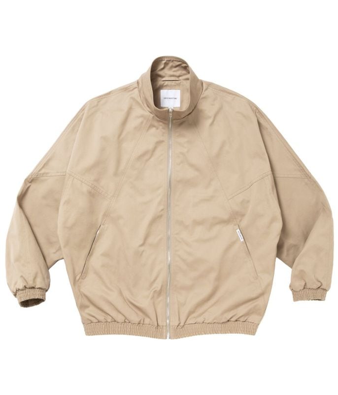 Cotton Twil Track Jacket【BEIGE】