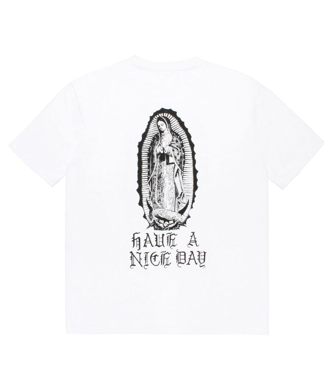 WASHED HEAVY WEIGHT T-SHIRT (TYPE-4)【WHITE】