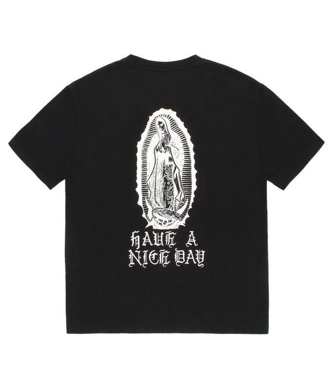 WASHED HEAVY WEIGHT T-SHIRT (TYPE-4)【BLACK】