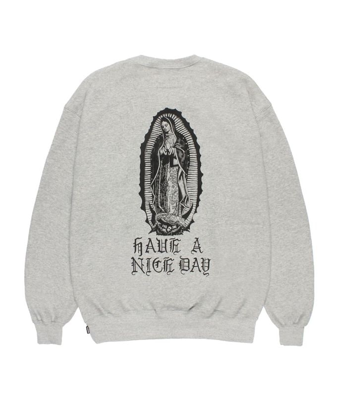 MIDDLE WEIGHT SWEAT SHIRT【GRAY】