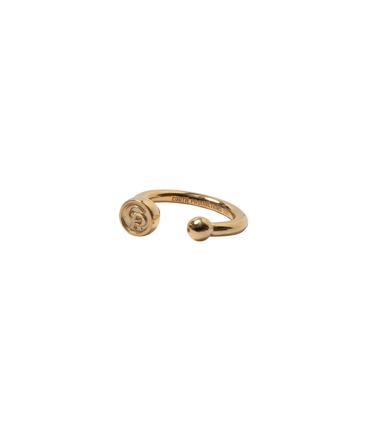 Symbol Gap Ring【GOLD】｜COOTIE PRODUCTIONS®︎｜MELTING POT（正規