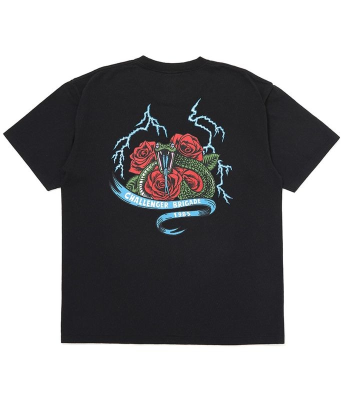 SNAKE TEE【BLACK】