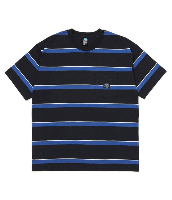 S/S AUTHENTIC BORDER TEE【BLACK 】