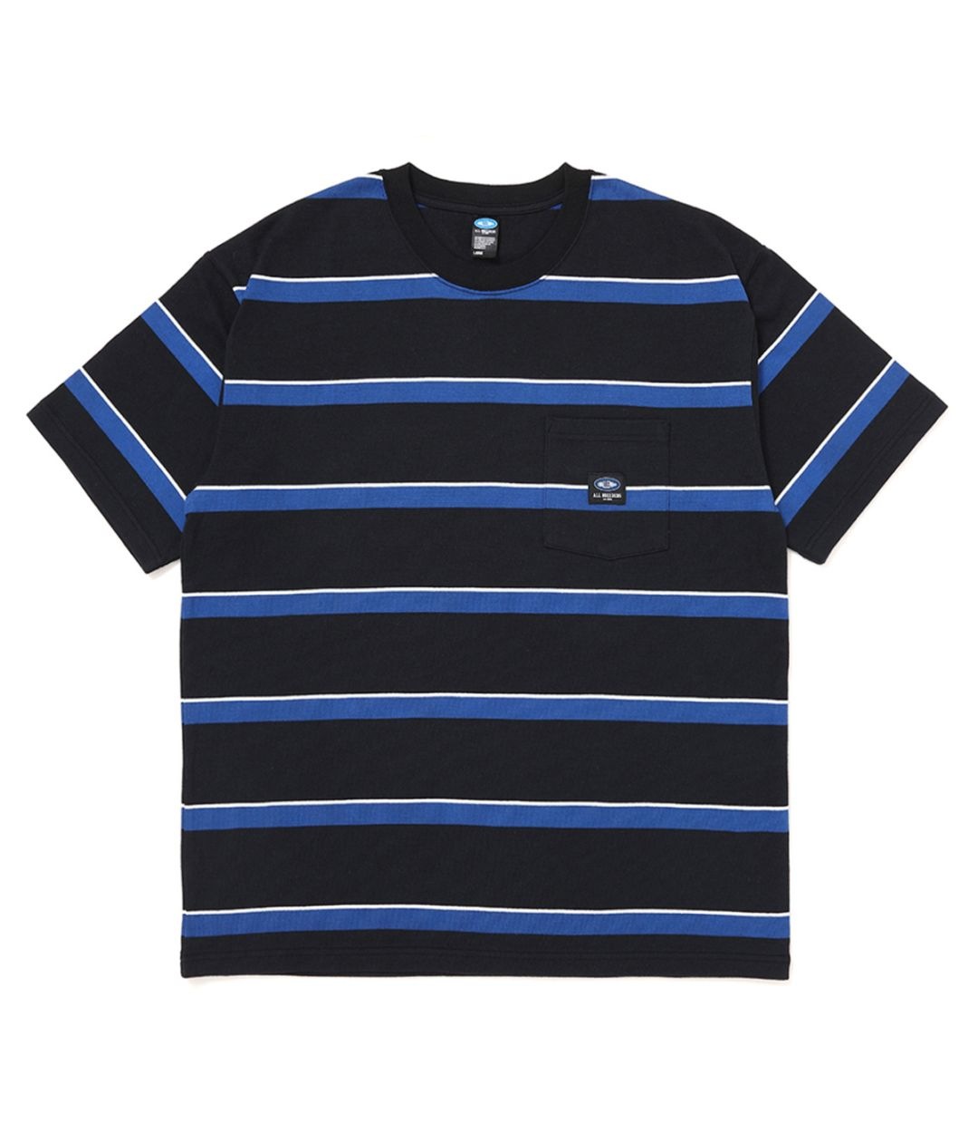 S/S AUTHENTIC BORDER TEE【BLACK 】
