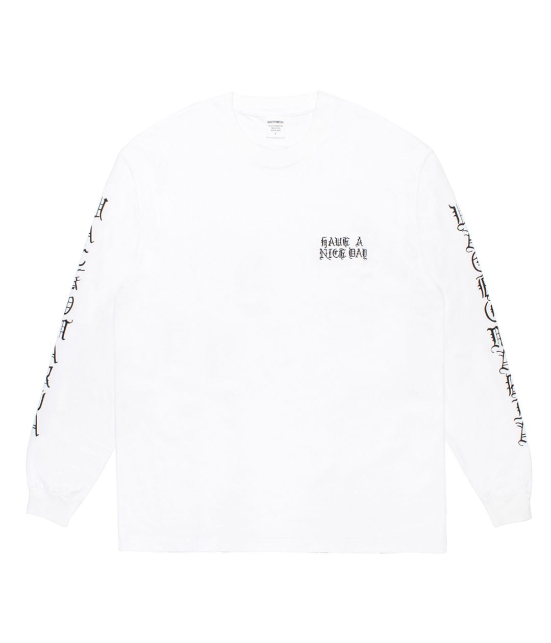 トップス XL WACKO MARIA WASHED HEAVY WEIGHT LS T WASHED HEAVY WEIGHT LONG SLEEVE T-SHIRT (TYPE-3)【WHITE】｜WACKO