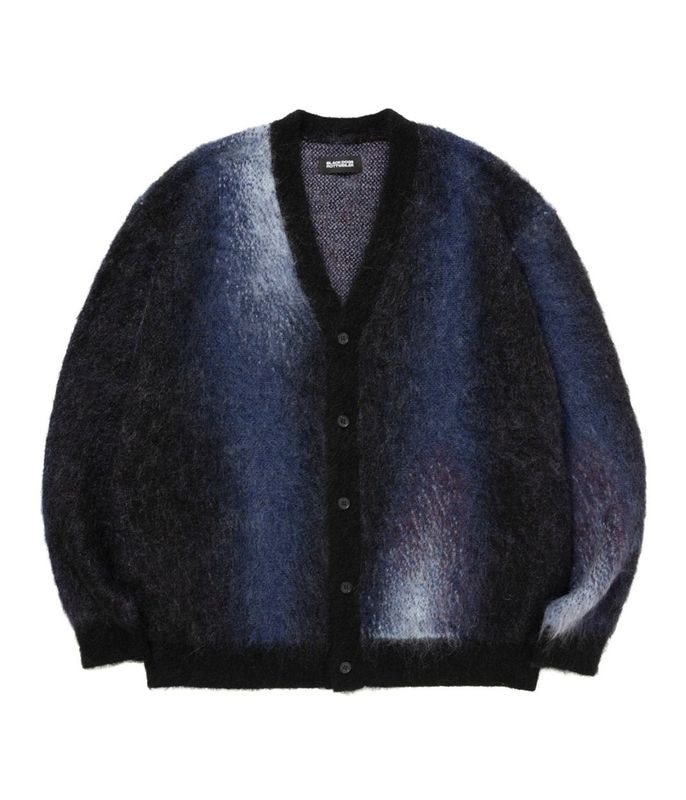 PATERNED CARDIGAN【NAVY】