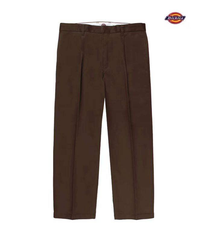 DICKIES / PLEATED TROUSERS【BROWN】