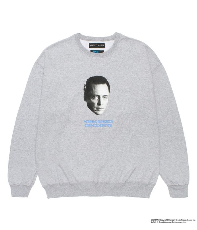 TRUE ROMANCE / CREW NECK SWEAT SHIRT (TYPE-3)【GRAY】