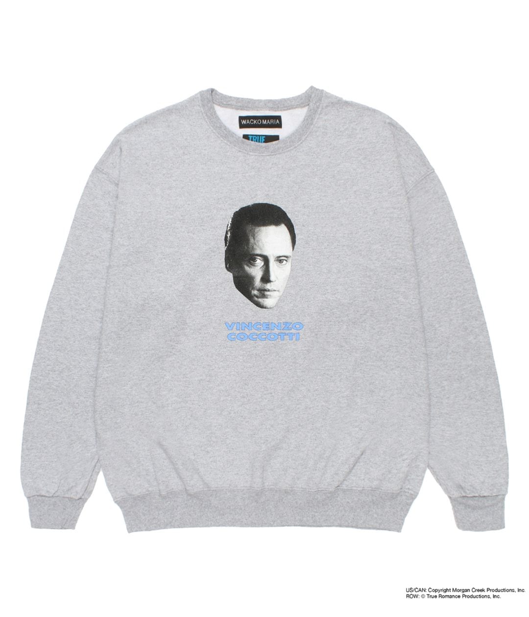 TRUE ROMANCE / CREW NECK SWEAT SHIRT (TYPE-3)【GRAY】
