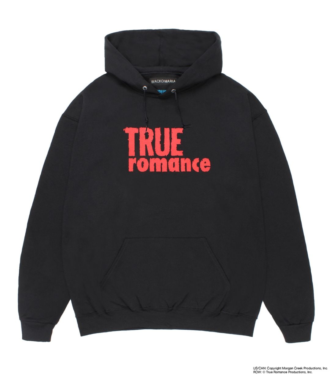TRUE ROMANCE / HOODED SWEAT SHIRT (TYPE-3)【BLACK】