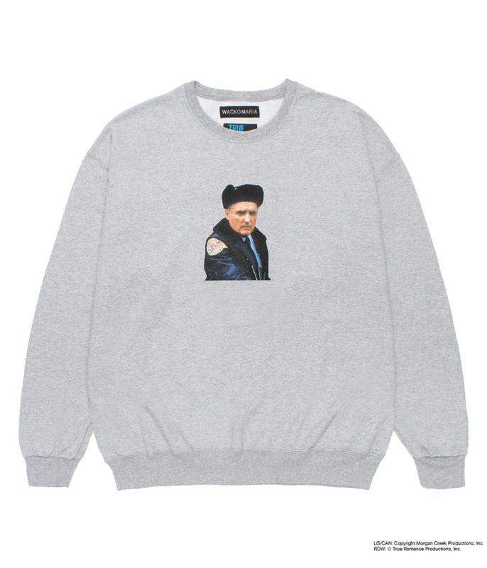 TRUE ROMANCE / CREW NECK SWEAT SHIRT (TYPE-2)【GRAY】