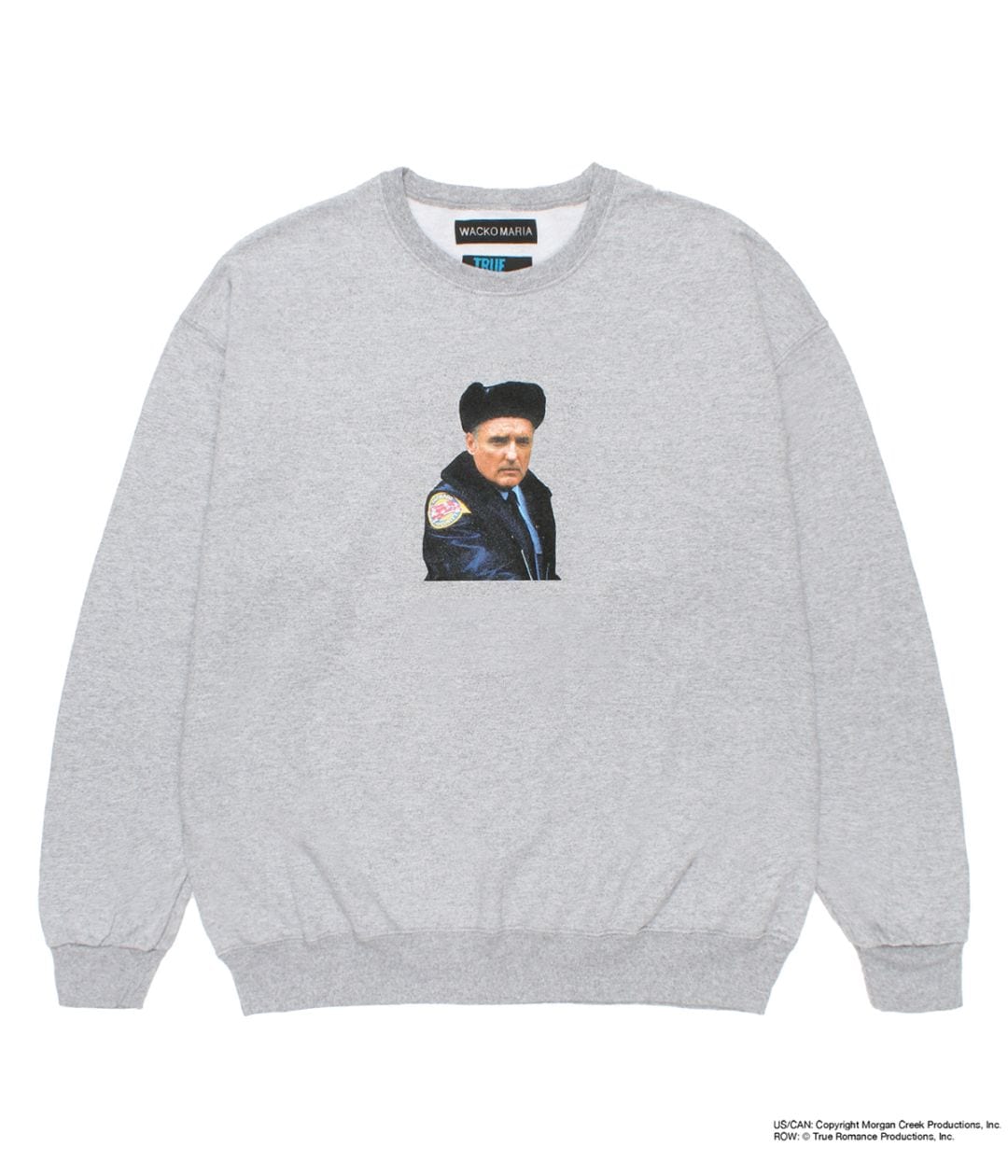 TRUE ROMANCE / CREW NECK SWEAT SHIRT (TYPE-2)【GRAY】