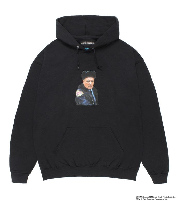 TRUE ROMANCE / HOODED SWEAT SHIRT (TYPE-2)【BLACK】