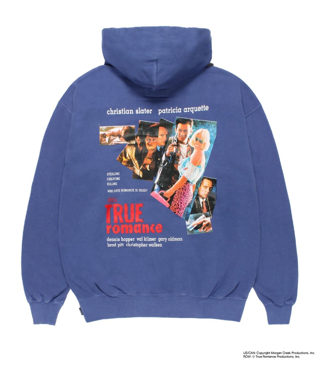ネイバーフッド　ダブルタップス　テンダーロイン　ワコマリア　シュプリーム　マシス TRUE ROMANCE / WASHED HEAVY WEIGHT HOODED SWEAT SHIRT【PURPLE