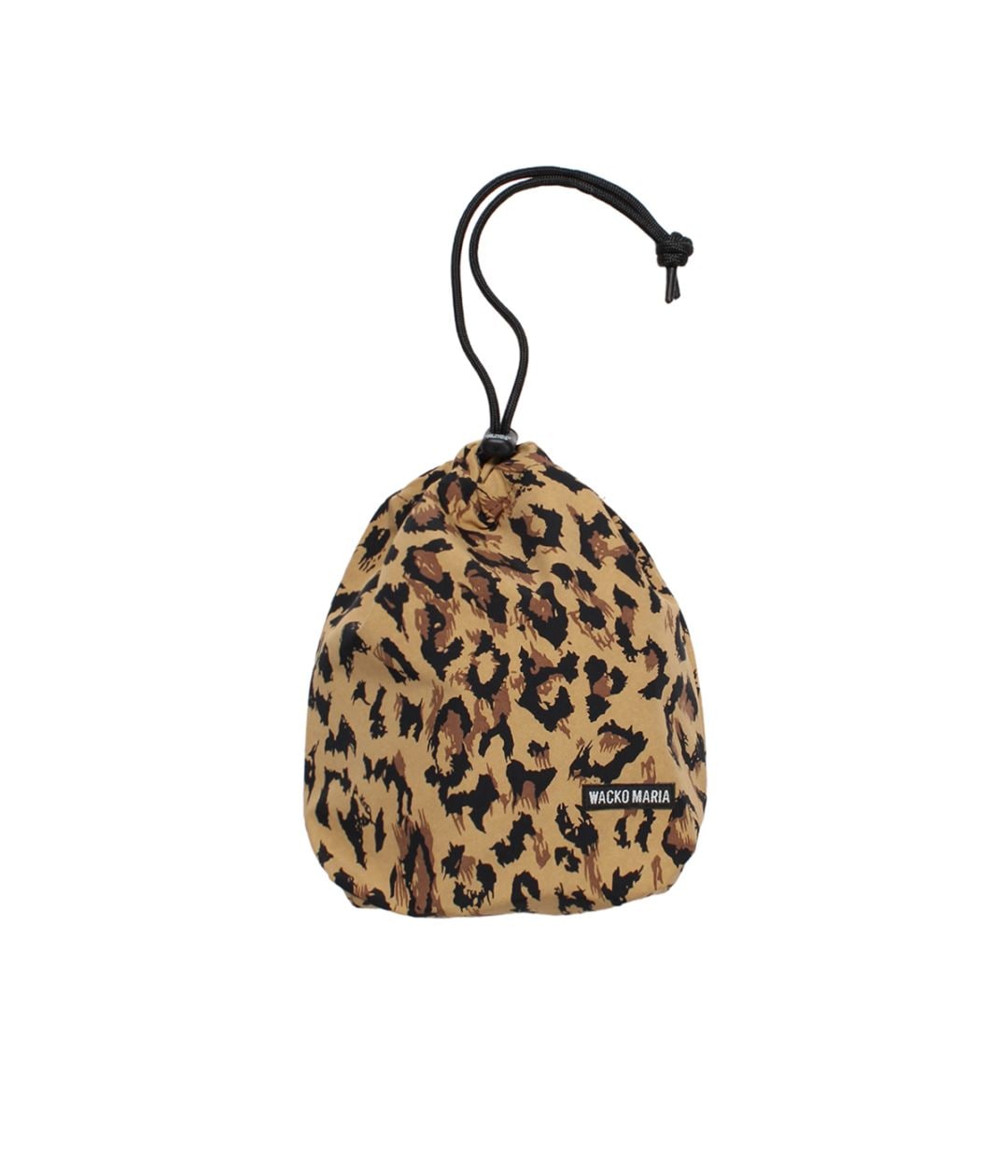 LEOPARD DRAWSTRING POUCH【BEIGE】｜WACKO MARIA｜MELTING POT（正規
