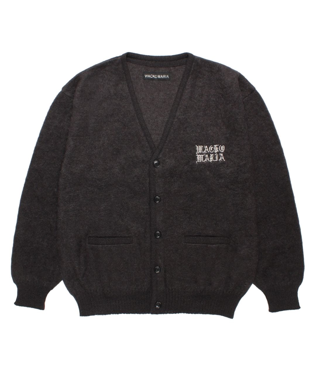 m*k様 WACKO MARIA ワコマリア カーディガン M ブラック 黒 MOHAIR KNIT CARDIGAN【CHARCOAL】｜WACKO MARIA｜MELTING POT（正規