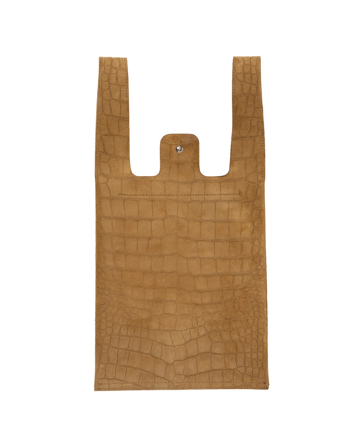 Leather C-Store Bag【BEIGE EMBOSSED SUEDE】