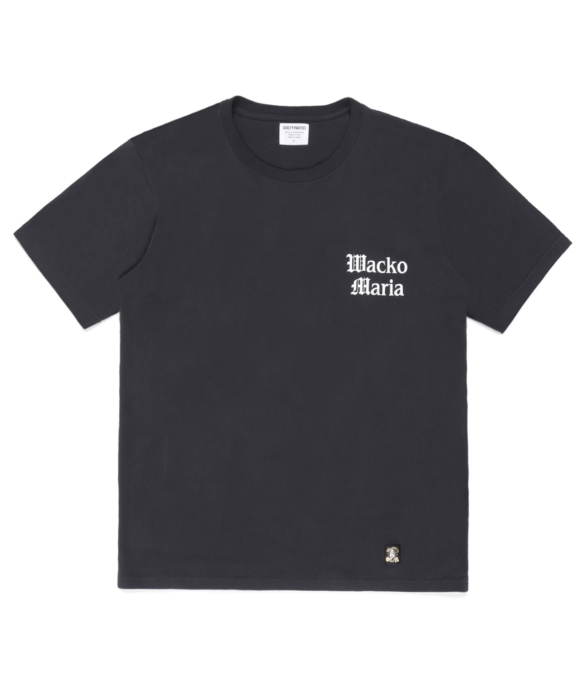 TIM LEHI / STANDARD CREW NECK T-SHIRT【BLACK】｜WACKO MARIA 