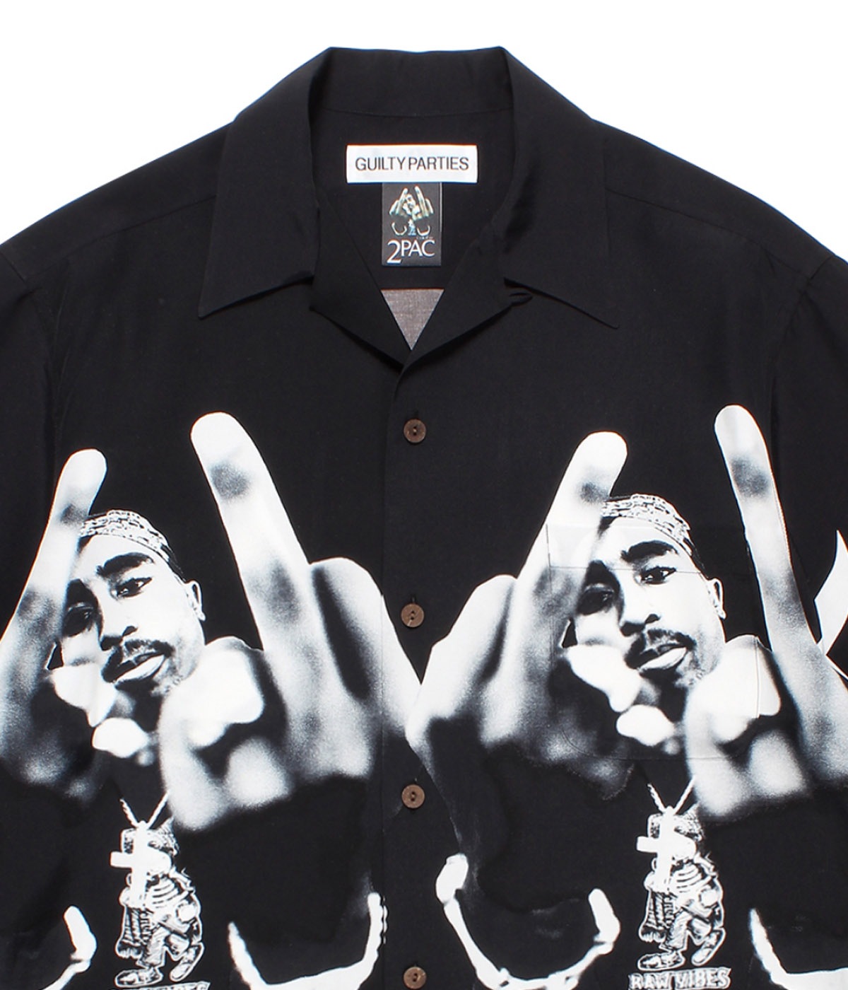 TUPAC / S/S HAWAIIAN SHIRT (TYPE-1)【MONO】｜WACKO MARIA