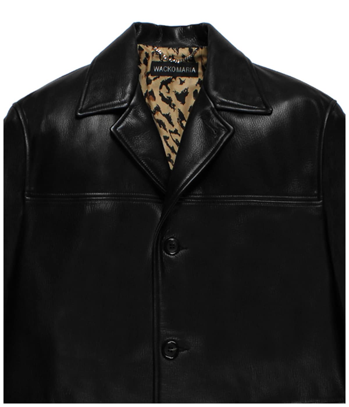 ジャケット・アウター WACKO MARIA LEATHER CAR COAT ( TYPE-2 ) LEATHER CAR COAT (TYPE-2)【BLACK】|WACKO MARIA|MELTING POT