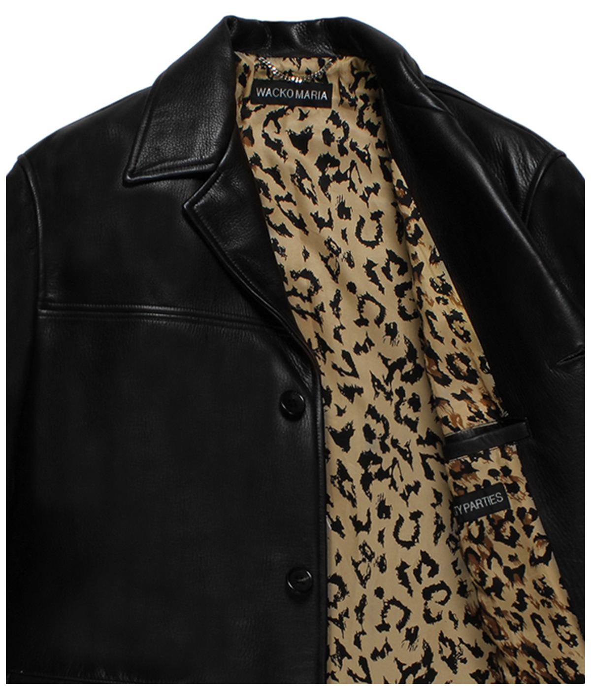 ジャケット・アウター WACKO MARIA LEATHER CAR COAT ( TYPE-2 ) LEATHER CAR COAT (TYPE-2)【BLACK】｜WACKO MARIA｜MELTING POT