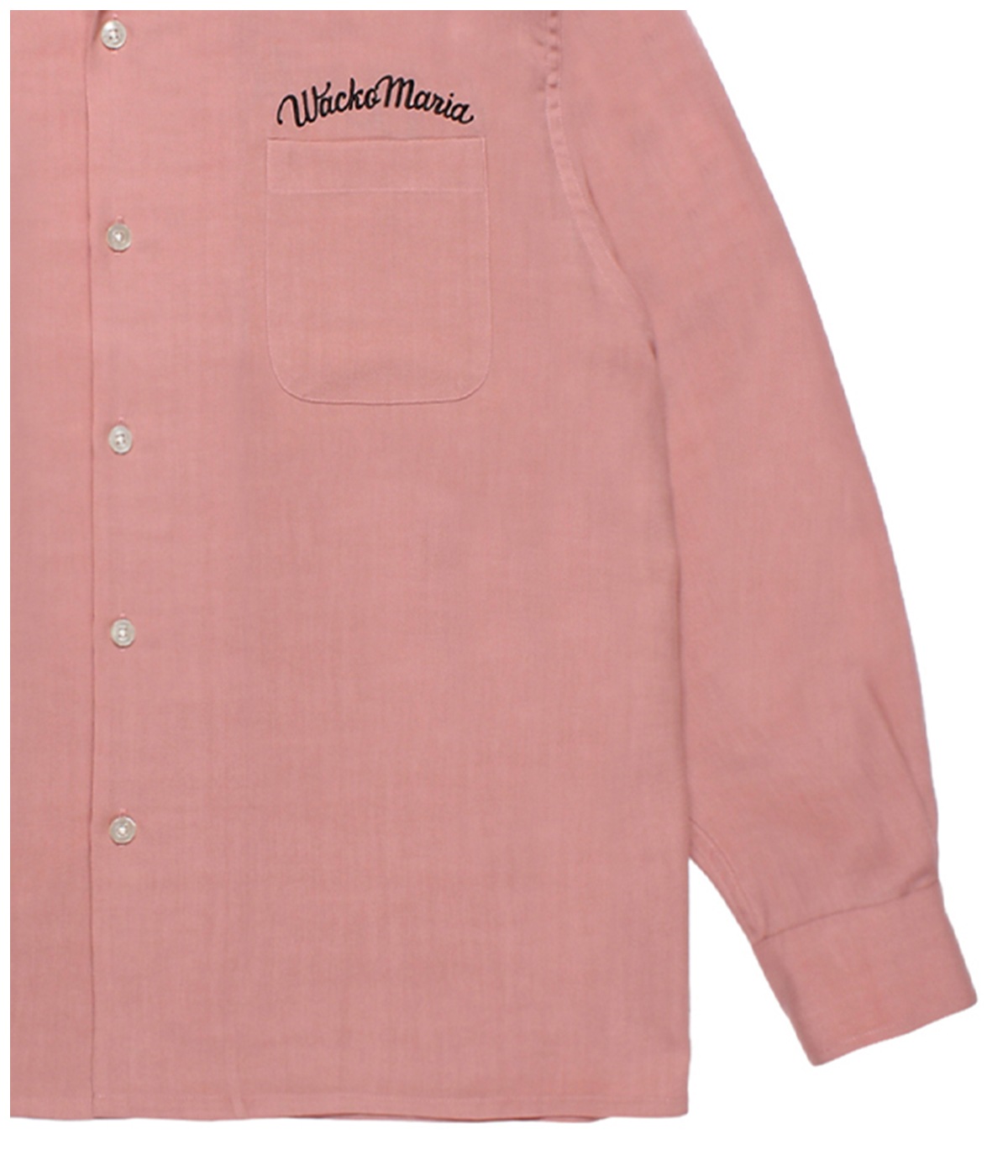 50'S OPEN COLLAR SHIRT (TYPE-3)【PINK】