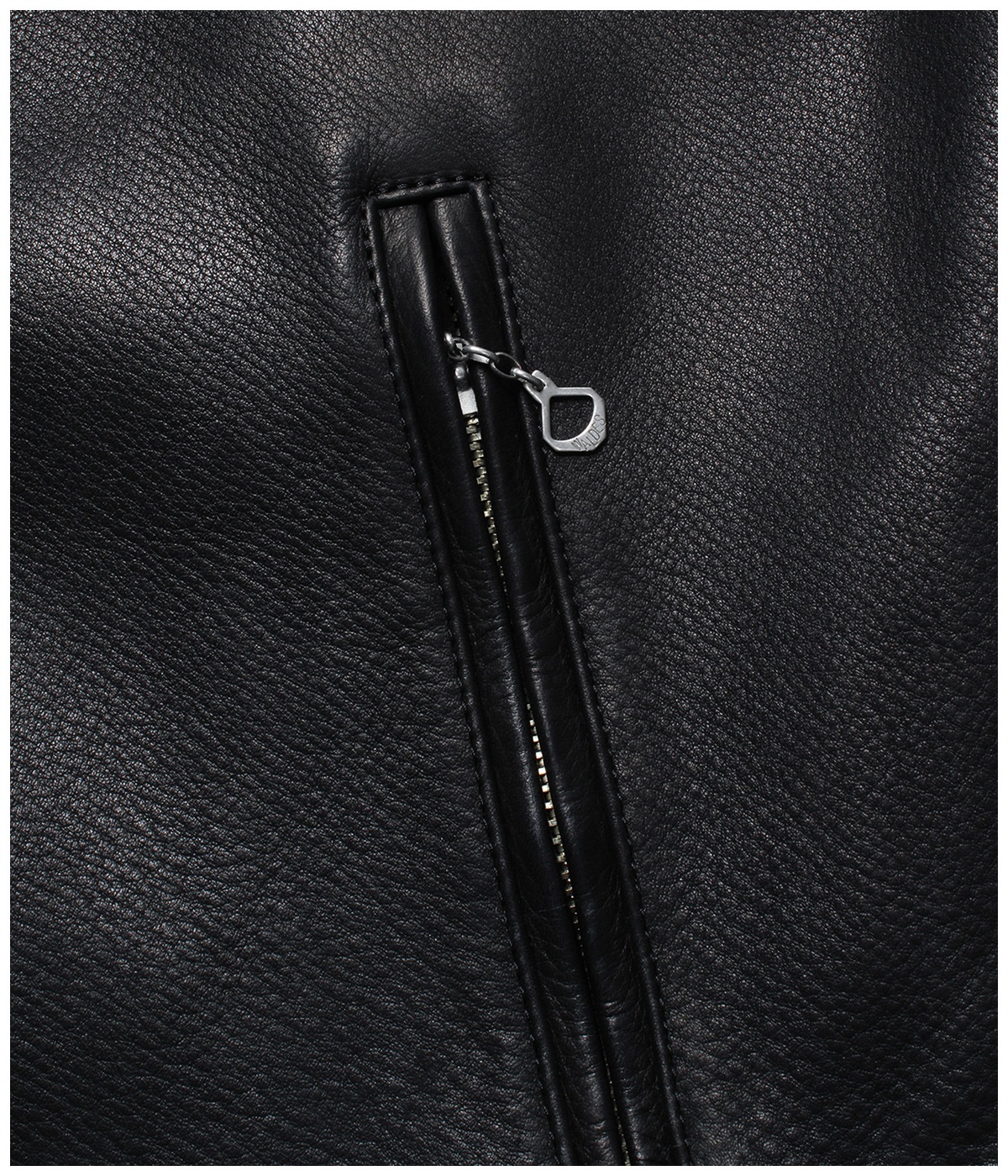 LEATHER SINGLE RIDERS JACKET (TYPE-2)【BLACK】