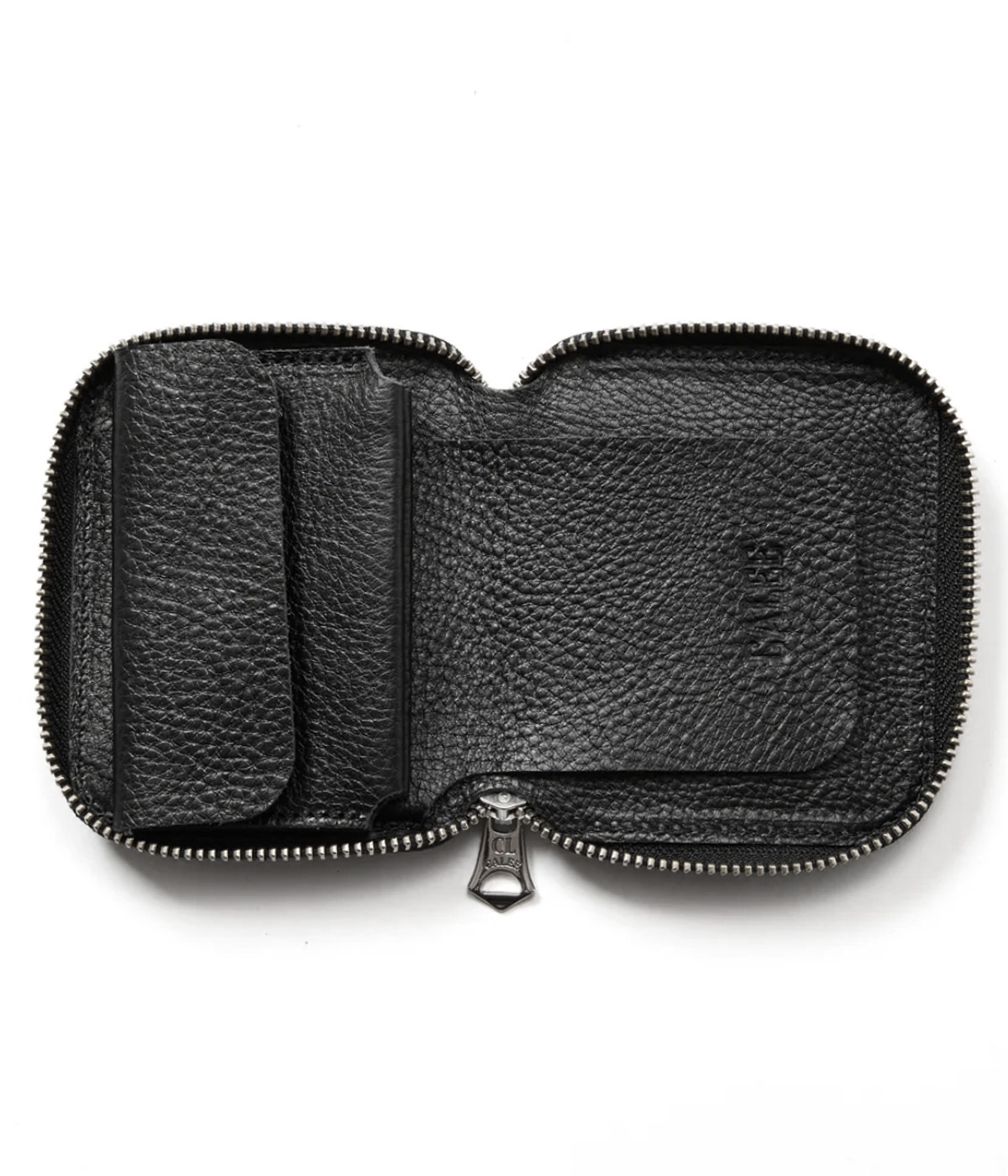 CALEE ウォレット STUDS LEATHER ZIP MULTI WALLET【BLACK】｜CALEE｜MELTING POT（正規