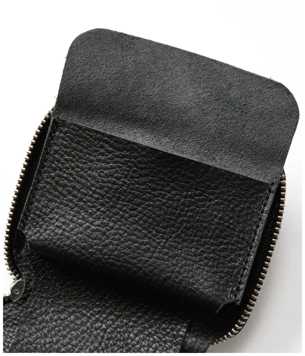 STUDS LEATHER ZIP MULTI WALLET【BLACK】｜CALEE｜MELTING POT（正規