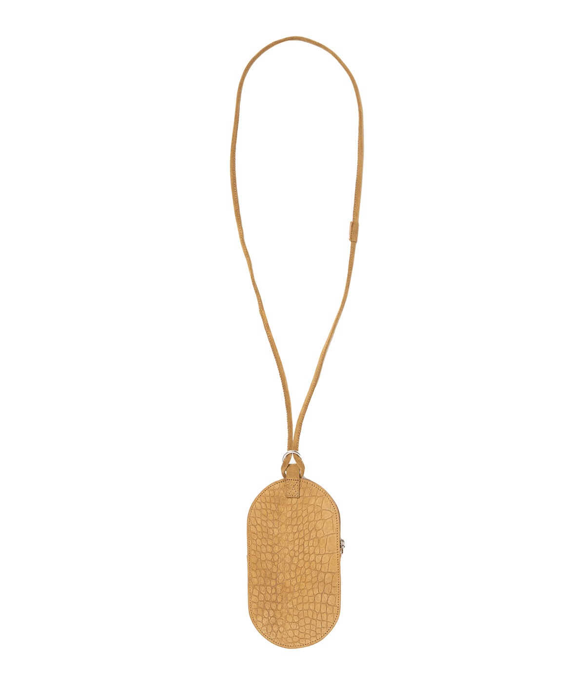 Leather Pill Bag【BEIGE EMBOSSED SUEDE】
