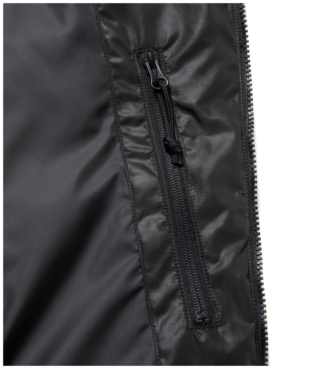 Glossy Shell Down Jacket【BLACK】