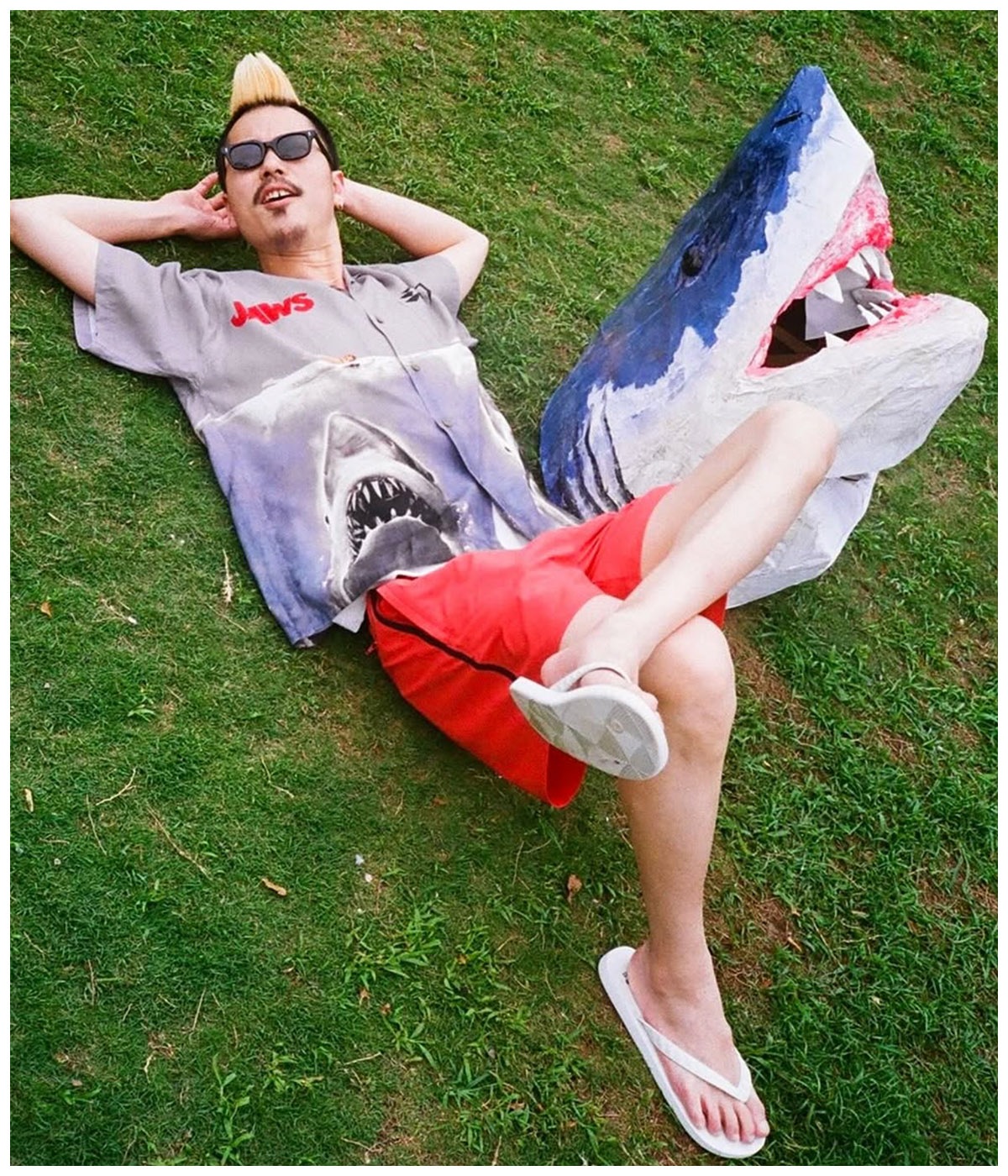 BOARD SHORTS (TYPE-1)【RED】
