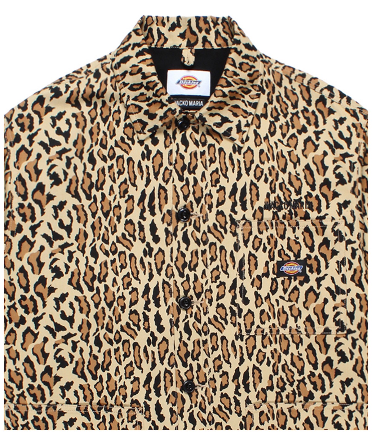 DICKIES / LEOPARD COVERALL【BEIGE】