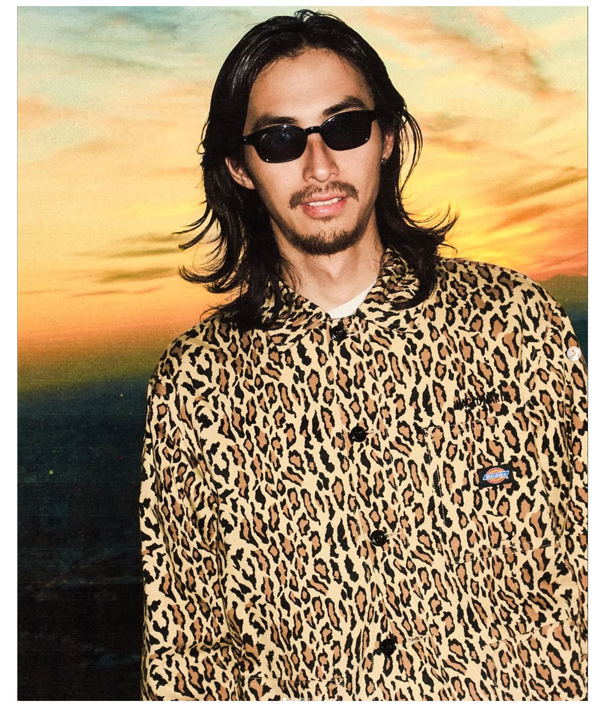 DICKIES / LEOPARD COVERALL【BEIGE】