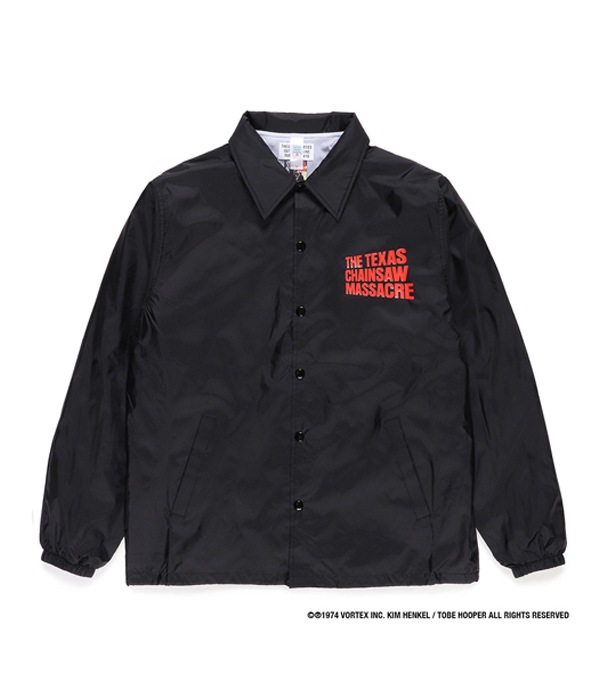 THE TEXAS CHAINSAW MASSACRE / COACH JACKET (TYPE3)【BLACK】｜WACKO MARIA