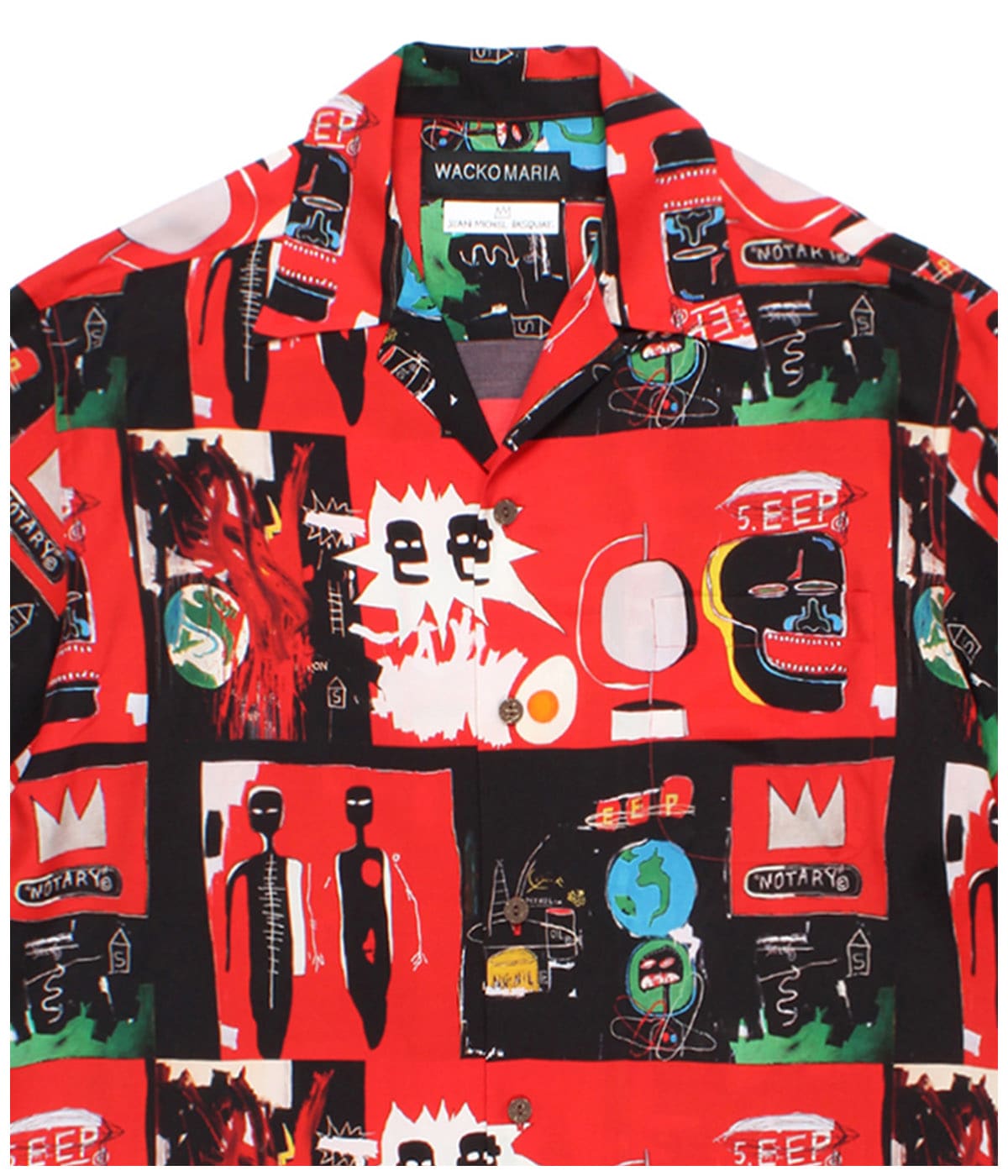 koooの古着さん専用ハルカミライ21世紀/アストロビスタ/ハッシャダイの丘から JEAN-MICHEL BASQUIAT / HAWAIIAN SHIRT (TYPE-2)【ONE】｜WACKO MARIA