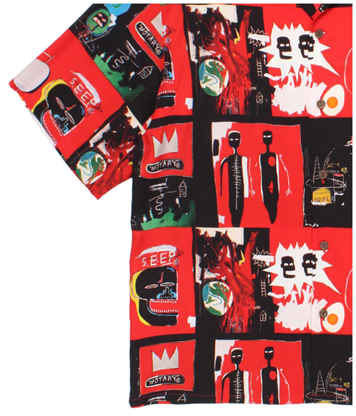 JEAN-MICHEL BASQUIAT / HAWAIIAN SHIRT (TYPE-2)【ONE】｜WACKO MARIA