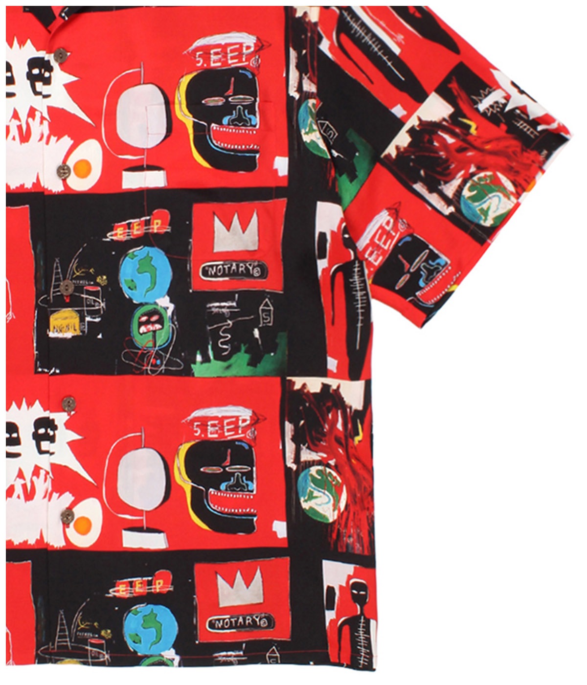 JEAN-MICHEL BASQUIAT / HAWAIIAN SHIRT (TYPE-2)【ONE】