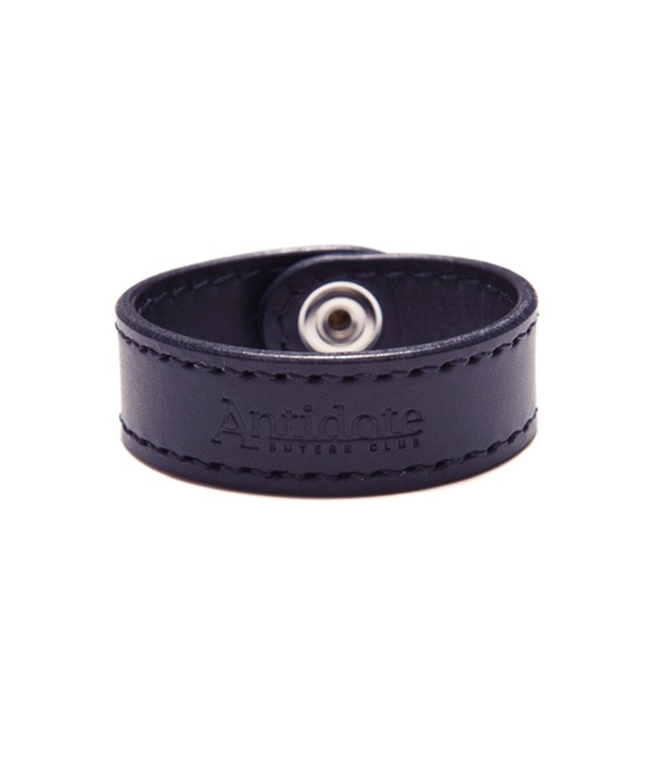 Leather Wristband【BLUE】