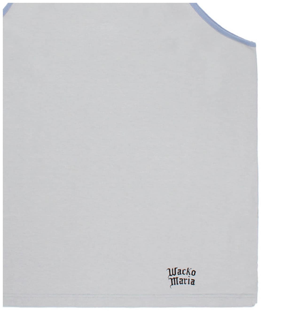 WASHED HEAVY WEIGHT RINGER TANK TOP【GRAY】